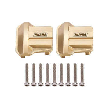INJORA Brass Front Rear Axle Diff Covers For 1/18 Traxxas TRX4M - HeliDirect