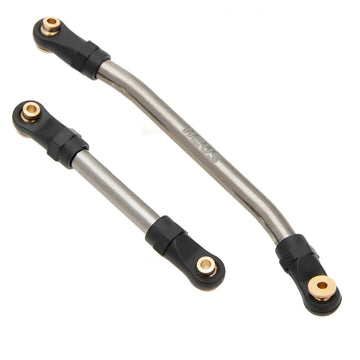 MEUS Racing 10pcs Metal High Clearance Chassis & Steering Links Set for 1/24 AX24 XC-1 RC Crawler Car