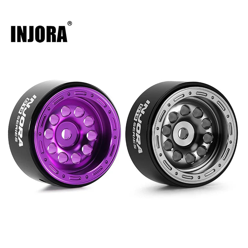 INJORA 0.7" D19 Aluminum Wheels for 1/30 SCX30 (W7008)