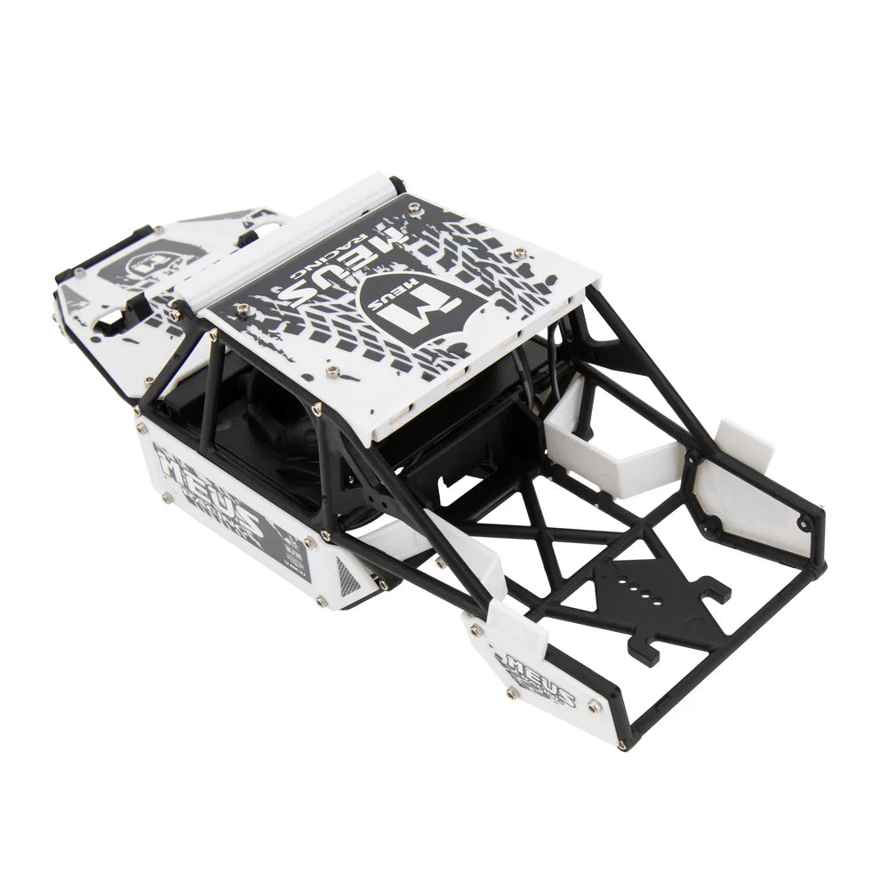 MEUS Racing SCX24 Mantis Roll Cage Body Shell Chassis Kit for 1/24 Axial SCX24 C10 Bronco Wrangler