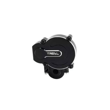 Treal Alu 7075 Transmission Gear Box Assembly Set For FMS FCX24 Power Wagon (Black) - HeliDirect