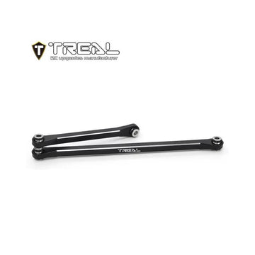 TREAL UTB18 Capra Aluminum 7075 Front Steering Linkages Set (Black) - HeliDirect