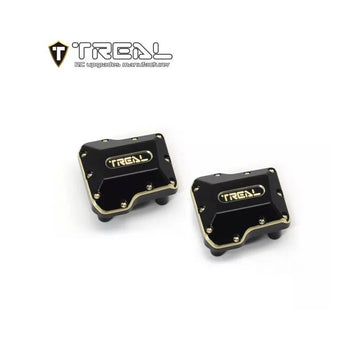 Treal Brass Axle Diff Covers CNC Machined Heavy Weight Upgrades For 1/18 TRX-4M - HeliDirect