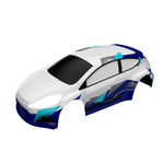 Rlaarlo White XTS Rally 1.2mm PC Car Body For XTS-F10 RC Rally Car