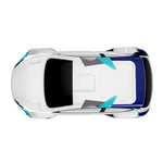 Rlaarlo White XTS Rally 1.2mm PC Car Body For XTS-F10 RC Rally Car