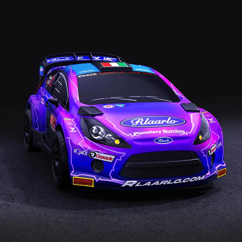 Rlaarlo Purple XTS Rally 1.2mm PC Car Body For XTS-F10 RC Rally Car