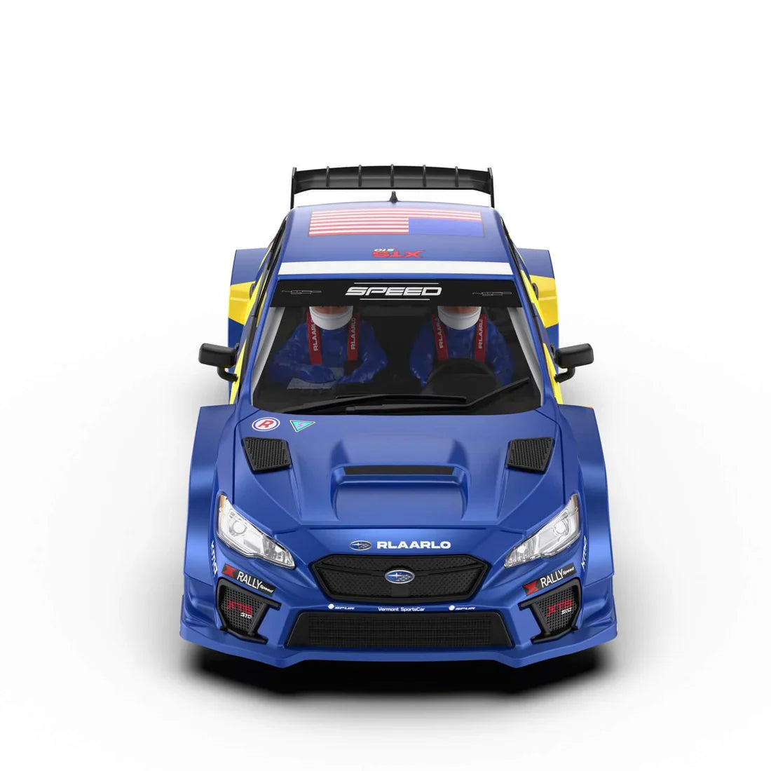 Rlaarlo 1/10 Scale RTR 4WD Carbon Fiber Brushless RC Rally Car