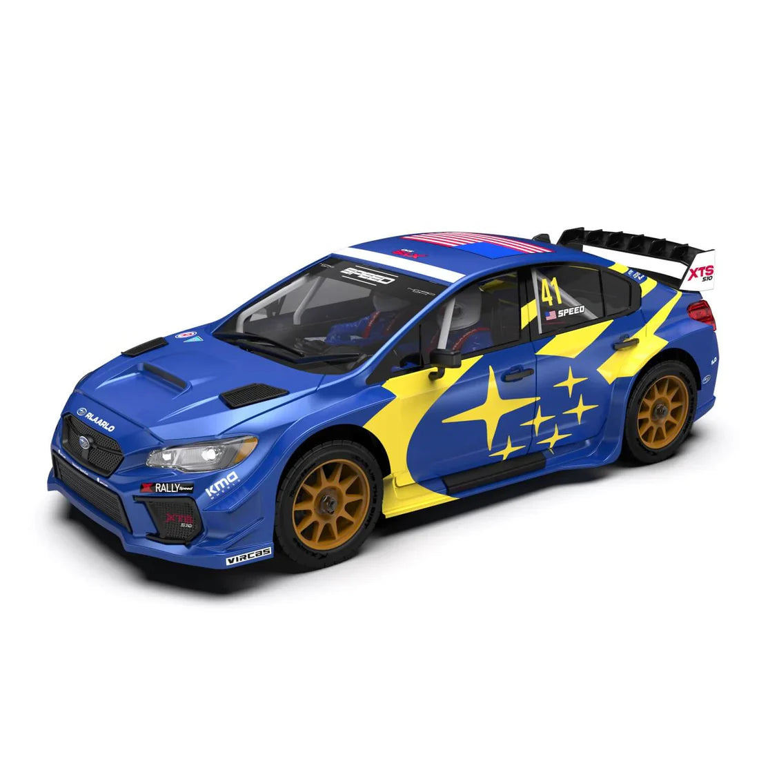 Rlaarlo 1/10 Scale RTR 4WD Carbon Fiber Brushless RC Rally Car