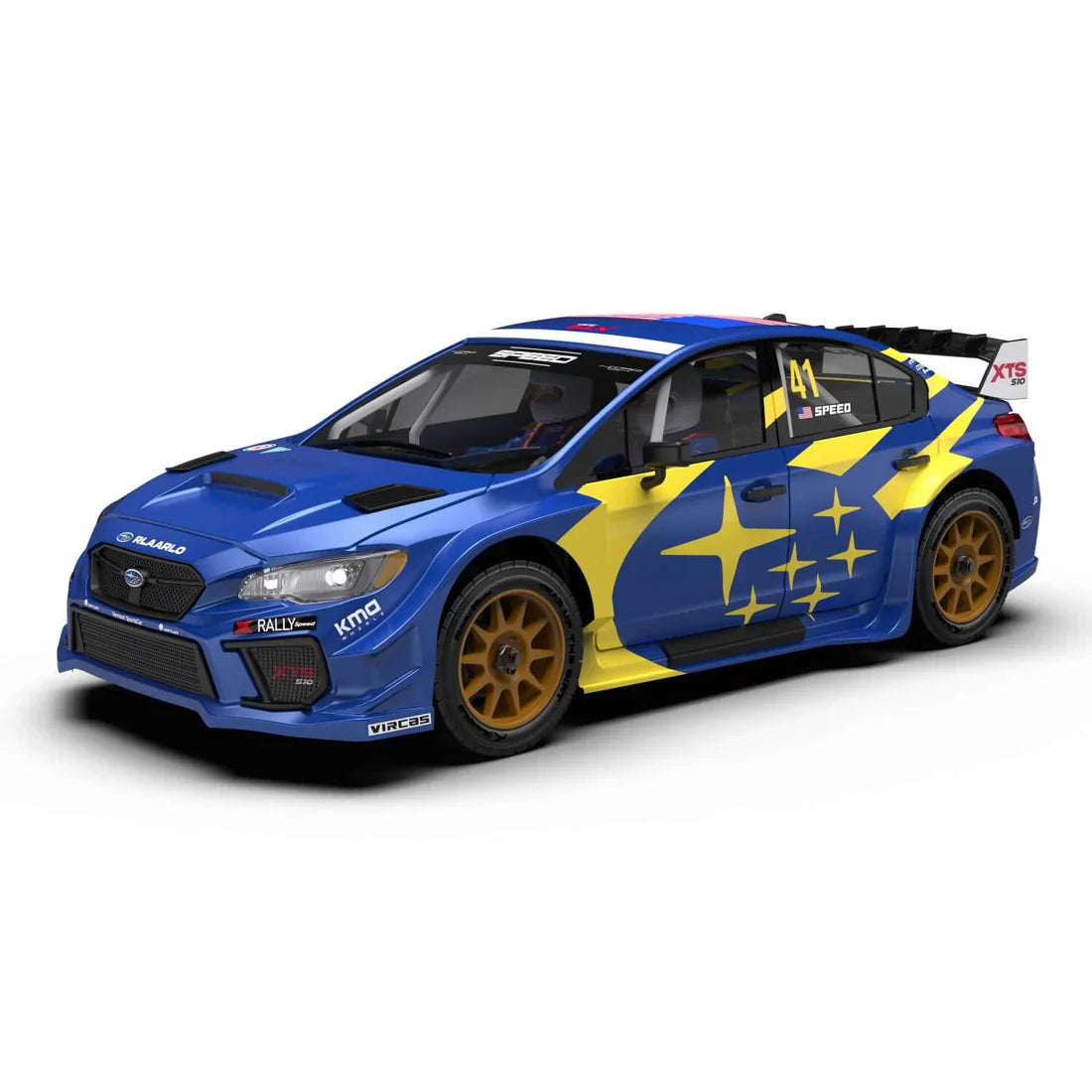 Rlaarlo 1/10 Scale RTR 4WD Carbon Fiber Brushless RC Rally Car