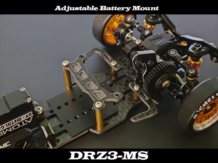Atomic DRZ3 MS RWD Drift Chassis Kit (No Electronic) - HeliDirect
