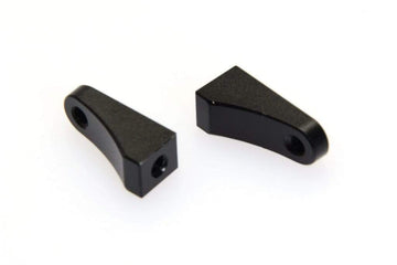CKD0402 KAOS CNC Aluminum Servo Post (black anodized) 2pcs DL-Series - HeliDirect