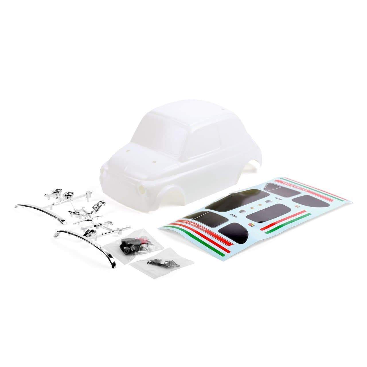 CQ0901 Fiat Abarth 595 Painted Body w/ Decal (175 WB) - HeliDirect