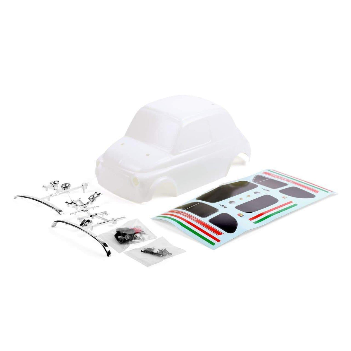 CQ0901 Fiat Abarth 595 Painted Body w/ Decal (175 WB) - HeliDirect