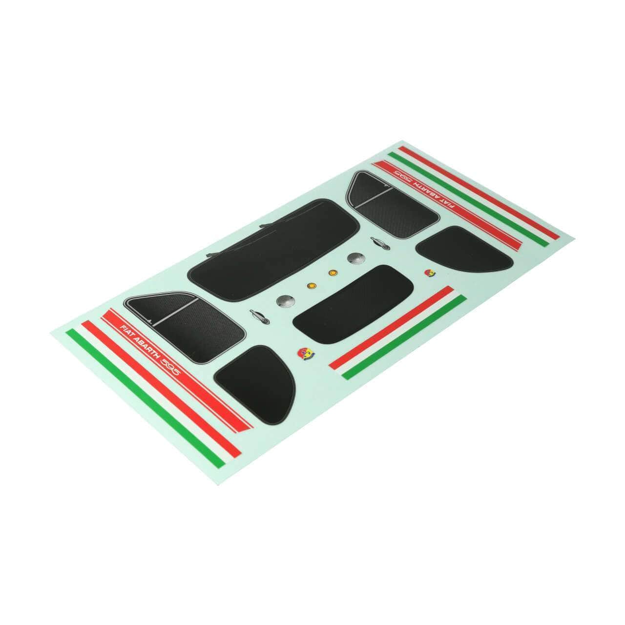 CQ0950 Fiat Abarth 595 Body Decal Set - HeliDirect