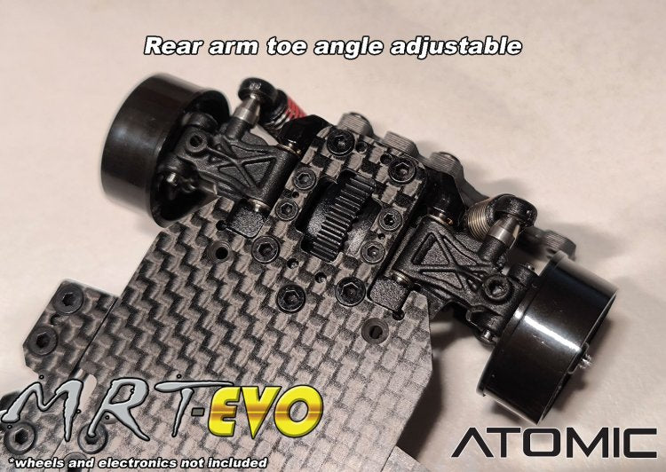 Atomic MRT EVO Chassis Kit (No electronics) With AGFRC Aluminum Case 20T High Precision 3KG 0.052Sec MG 7g Micro Digital Servo