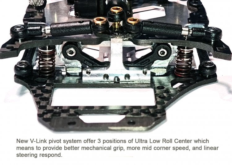 Atomic MRV 1:28 V-Link RWD Chassis Kit (No Electronic)