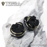 TREAL Brass Outer Portal Cover Heavy Weight 47.4g/Pair Front or Rear External Portal Housings (2P) for 1/18 Redcat Ascent 18 Crawler - HeliDirect