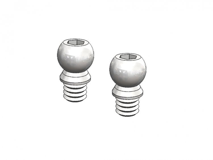 Atomic 3.0mm Ball Stud with M2 Leg-2mm long (2 pcs)