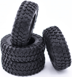 Hobby Details 1.0inch C STYLE Micro Tires 4pcs Set for Axial SCX24 OD:49mm ID:26mm Thickness:18mm - HeliDirect