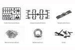 MXW009 Belt Crawler Kit Catappi for MINI-Z 4x4 (1 pair) - HeliDirect