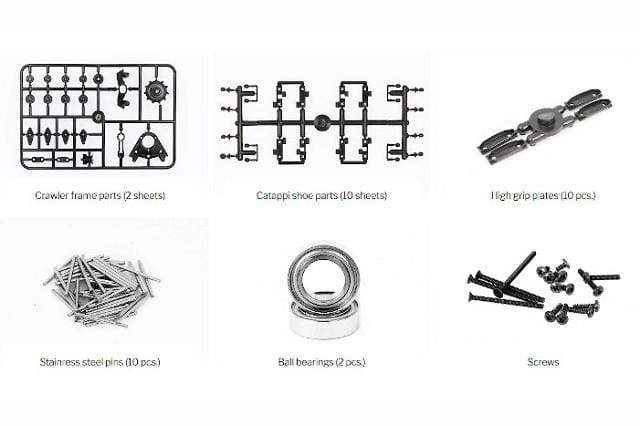 MXW009 Belt Crawler Kit Catappi for MINI-Z 4x4 (1 pair) - HeliDirect