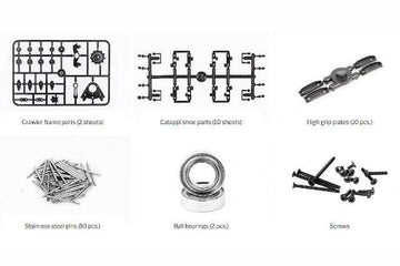 MXW009 Belt Crawler Kit Catappi for MINI-Z 4x4 (1 pair) - HeliDirect