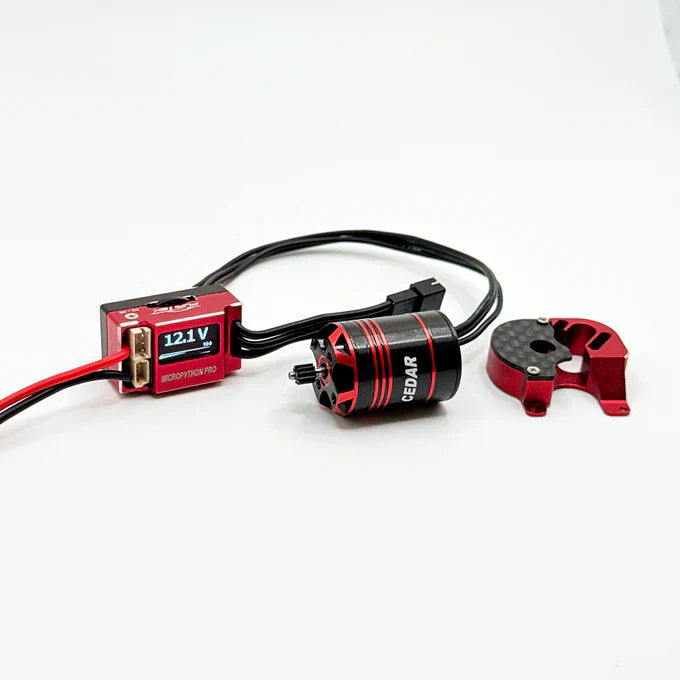 Furitek ShadowCore 2025 – OLED Brushless Power System with MicroPython Pro OLED & Cedar Inrunner for SCX24