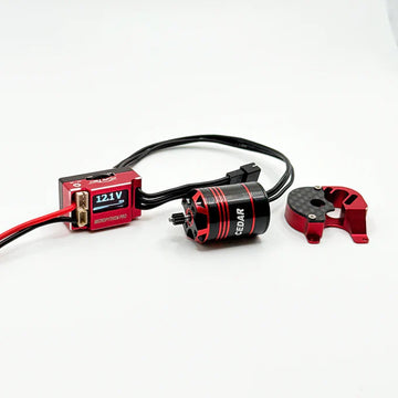 Furitek ShadowCore 2025 – OLED Brushless Power System with MicroPython Pro OLED & Cedar Inrunner for SCX24