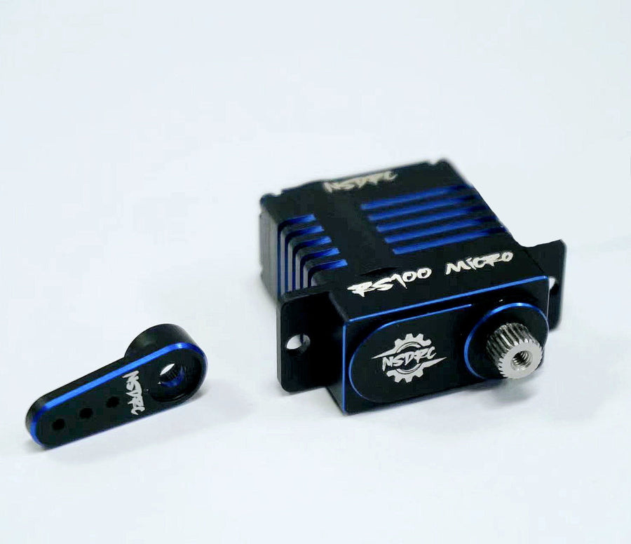 NSDRC LIMITED EDITION RS100 SERVO & HORN - BLUE - HeliDirect
