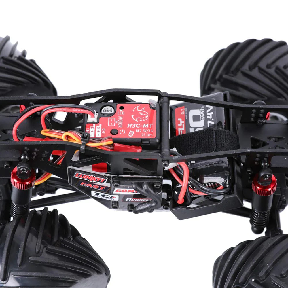 Redcat MT-18 - 1/18 Scale Brushed Monster Truck - RED
