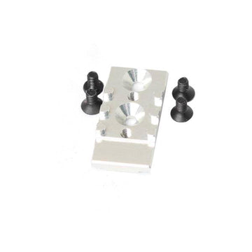 NexxRacing T-Plate Adapter 94-102mm For PN 2.5 (SILVER) - HeliDirect