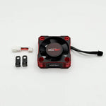 Furitek AeroSpin 30K Aluminum Fan Kit for SlideTech ESC – Black Red Edition