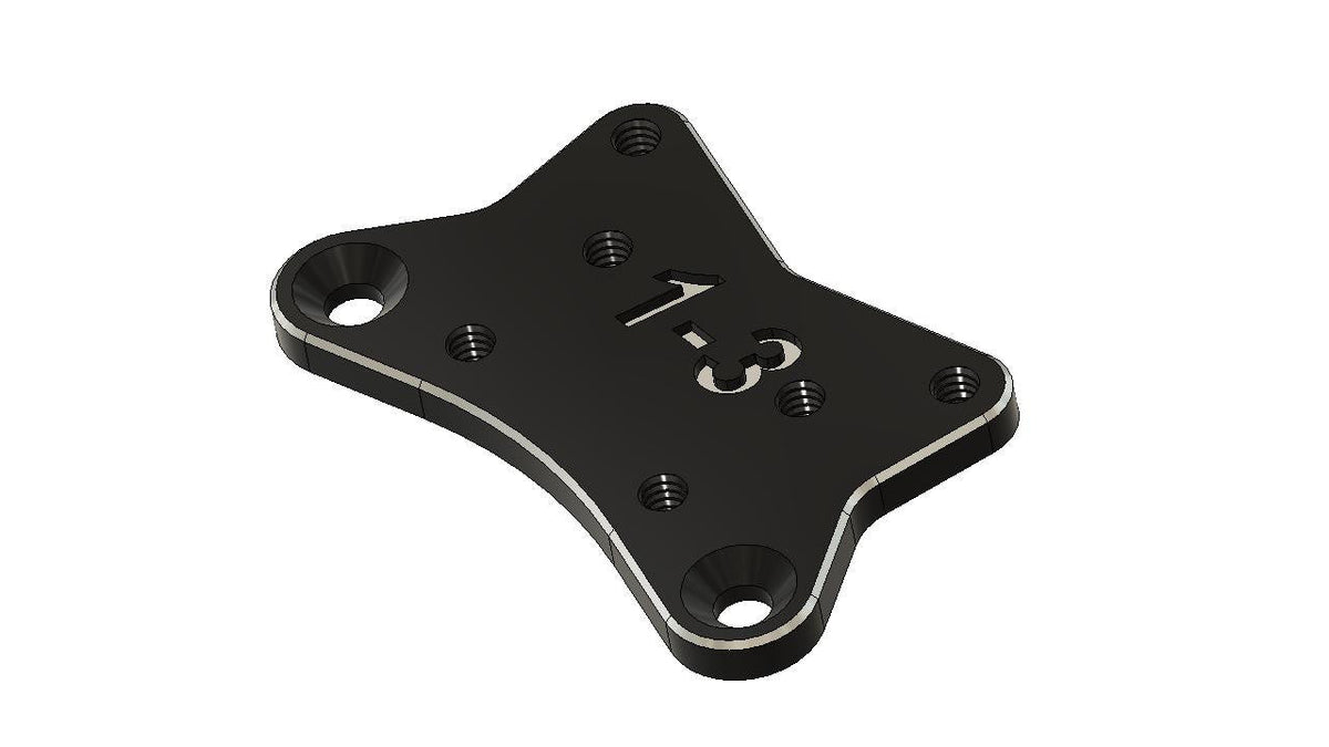 MWX R.1 ZS 1-3 (1 Camber 3 Castor) Plate - HeliDirect
