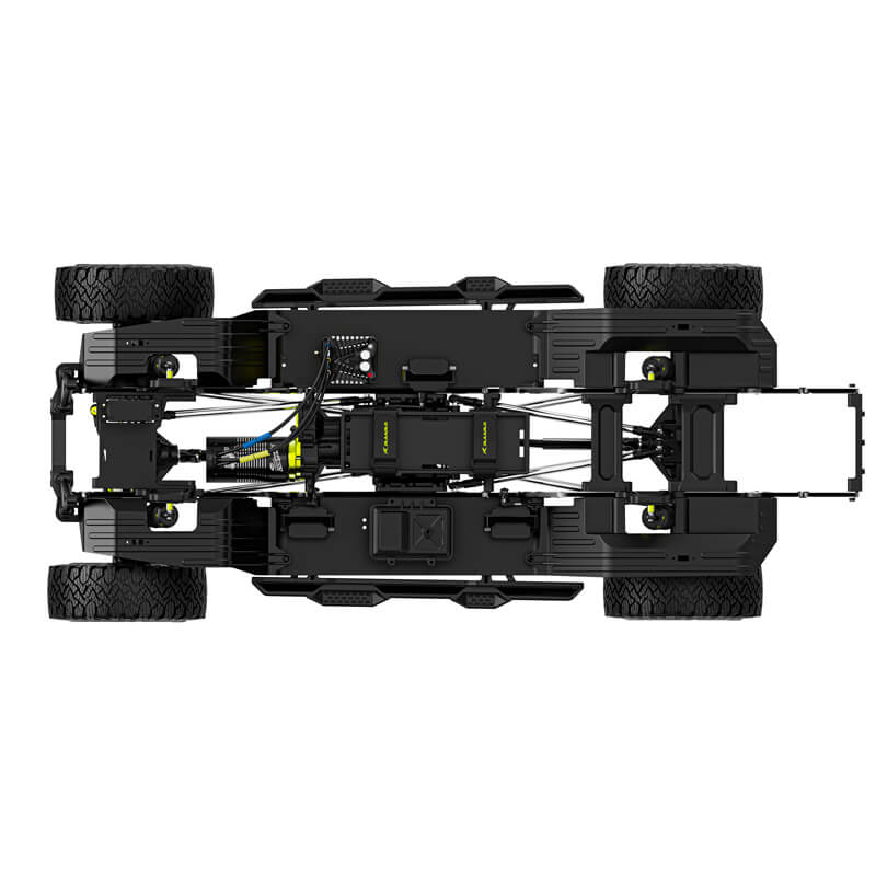 Rlaarlo 1/7 Scale 4WD Brushless RC Crawler JK07Pro - Orange