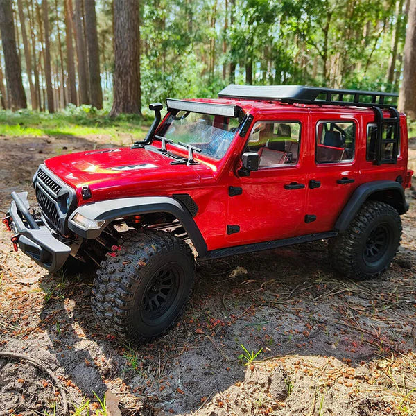 Rlaarlo 1/7 Scale 4WD Brushed RC Crawler MK-07 - Red