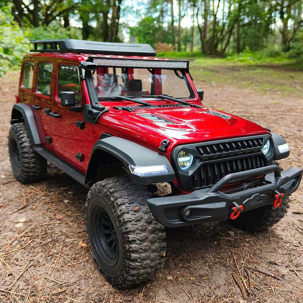 Rlaarlo 1/7 Scale 4WD Brushed RC Crawler MK-07 - Red
