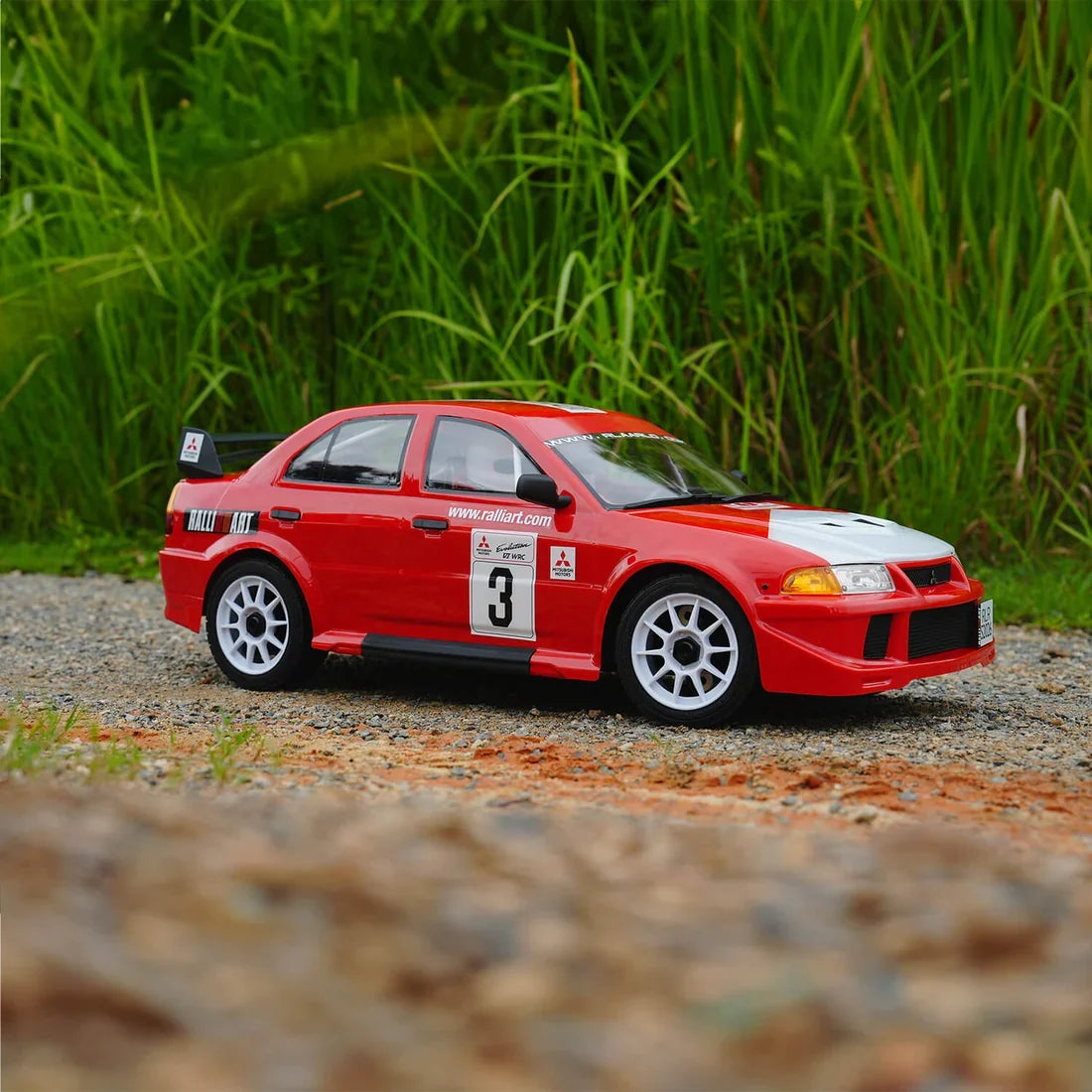 Rlaarlo Mitsubishi EVO 6.5 TME Licensed 1/7 Brushless RTR RC Rally Car | SLEVO-07