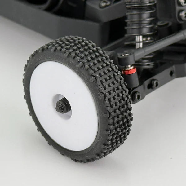 HobbyPlus V-Blox Tire Set, White, Mounted Speck B