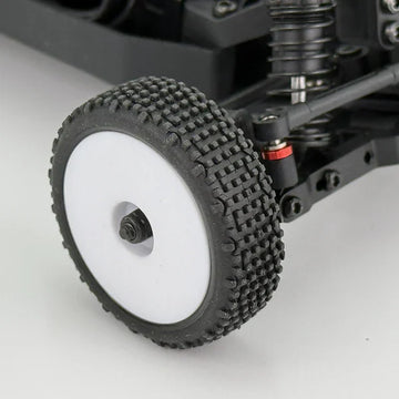 HobbyPlus V-Blox Tire Set, White, Mounted Speck B