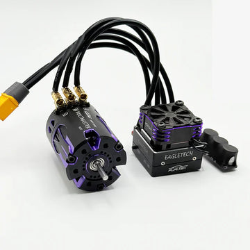 Furitek VoltEagle 1/10 Drift Combo – Midnight Edition (Plug & Play Brushless Sensored System for Traxxas 4-Tec Drift)
