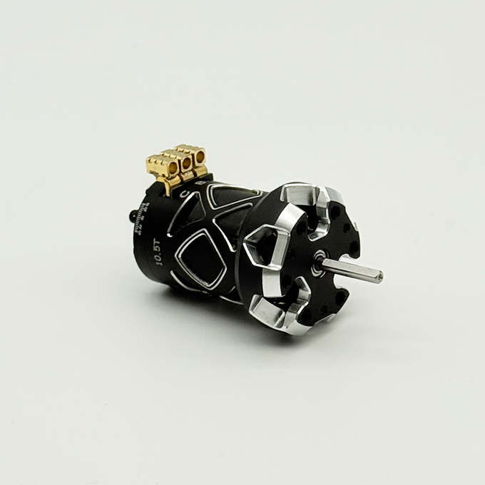 Furitek NANODRIVE 380 – 10.5T Sensored Brushless Motor for 1/10 Drift Cars (Black Edition)