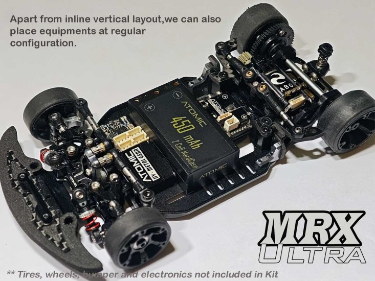 Atomic MRX Ultra Linkless 2WD Competition Chassis Kit