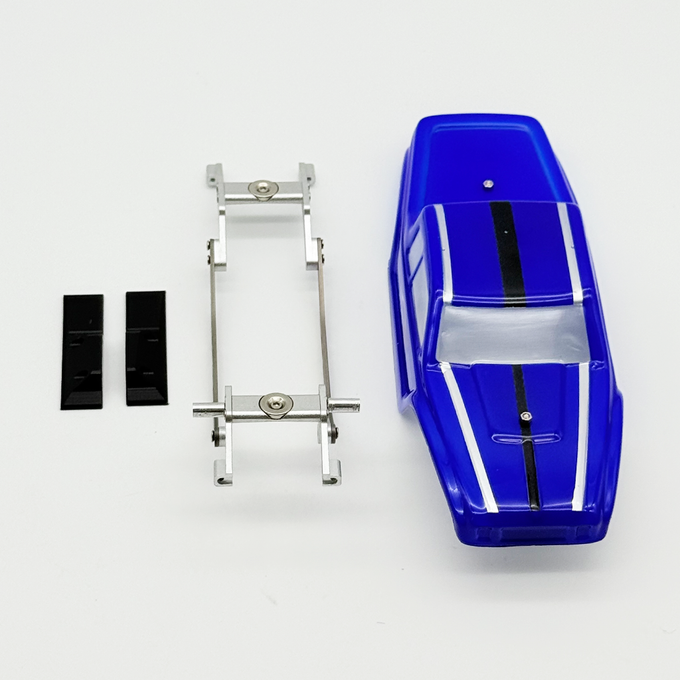 Furitek MANTIS LCG Competition Chassis Kit with BLUE Comp Body for SCX30