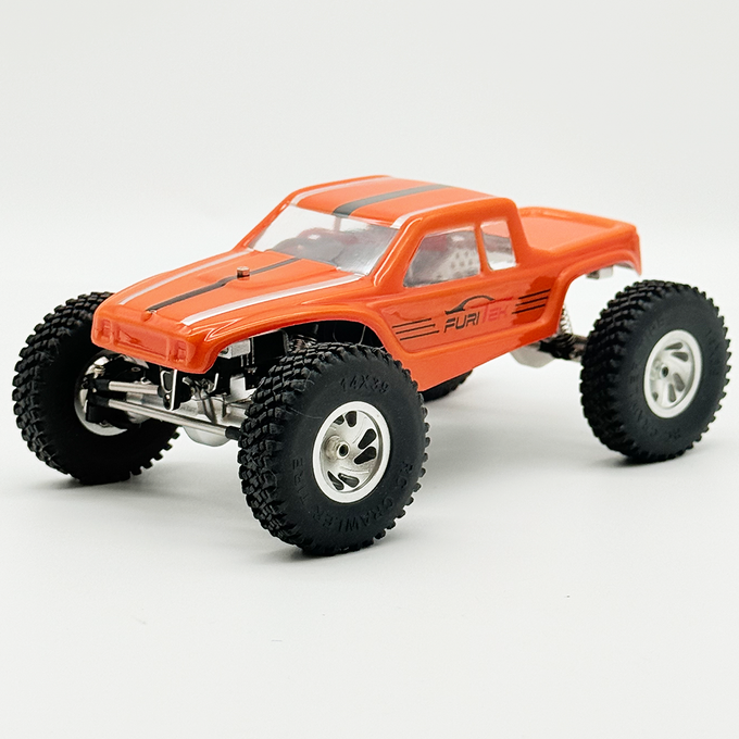 Furitek MANTIS LCG Competition Chassis Kit with Orange Comp Body for SCX30