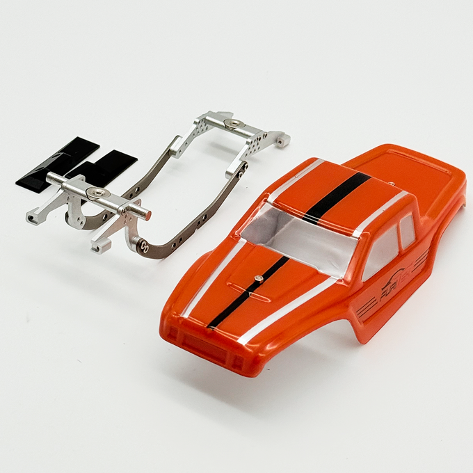 Furitek MANTIS LCG Competition Chassis Kit with Orange Comp Body for SCX30