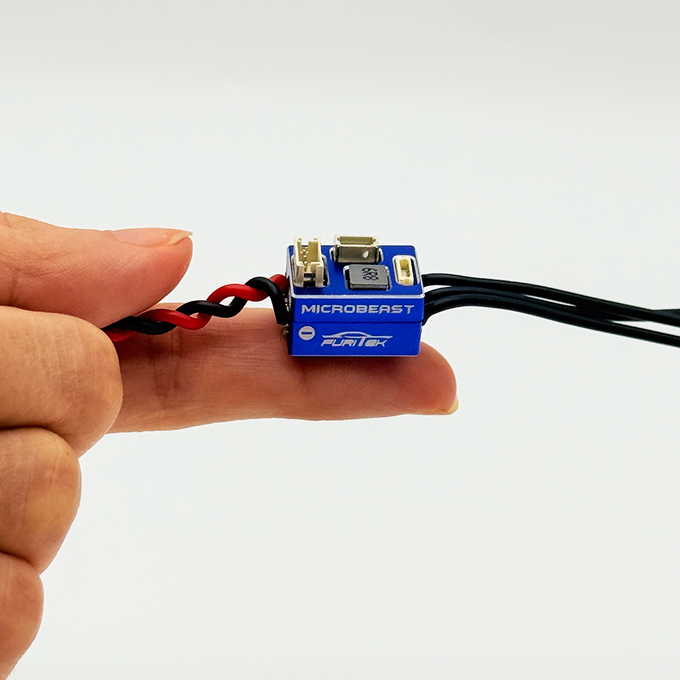 FURITEK MICROBEAST 2S LiPo 25A/50A Brushless ESC with WIFI Module for 1/24 & 1/28 Drift/Race Cars - Sensored/Sensorless