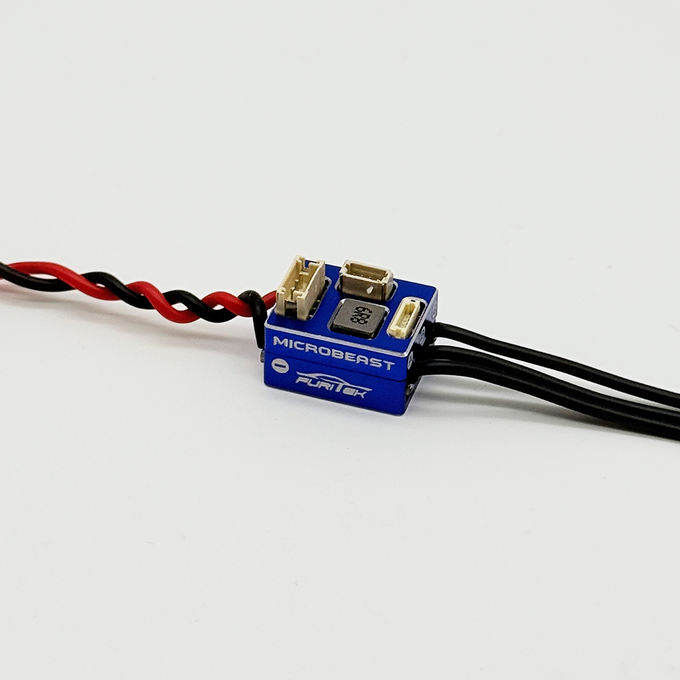 FURITEK MICROBEAST 2S LiPo 25A/50A Brushless ESC with WIFI Module for 1/24 & 1/28 Drift/Race Cars - Sensored/Sensorless