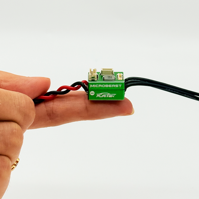 FURITEK MICROBEAST 2S LiPo 25A/50A Brushless ESC with WIFI Module for 1/24 & 1/28 Drift/Race Cars - Sensored/Sensorless