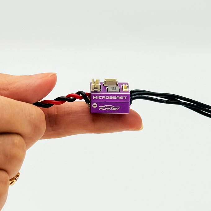FURITEK MICROBEAST 2S LiPo 25A/50A Brushless ESC with WIFI Module for 1/24 & 1/28 Drift/Race Cars - Sensored/Sensorless