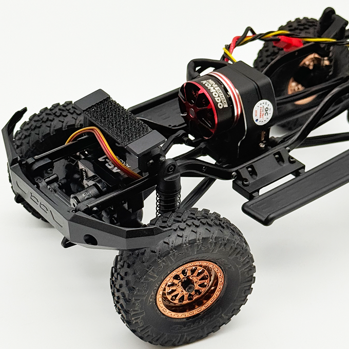 FURITEK FLEX LCG ALUMINUM SKID PLATE for SCX24 TRI-UNITY